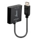 Lindy 41068 adaptador de cable de vídeo 1,5 m DisplayPort HDMI tipo A (Estándar) Negro